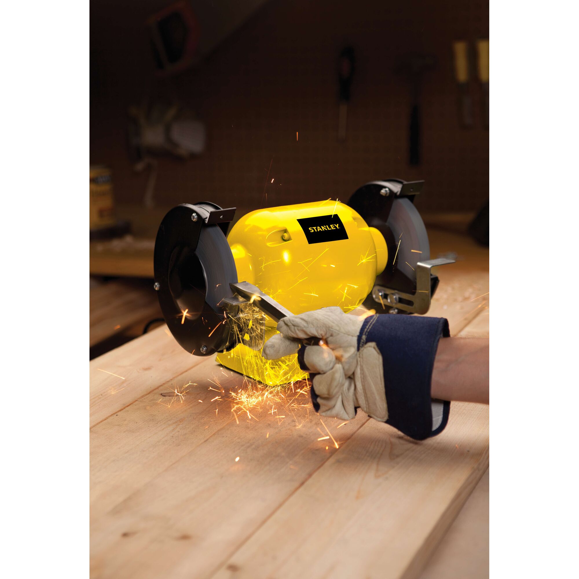 Mesin Gerinda Duduk Meja 1/2 HP