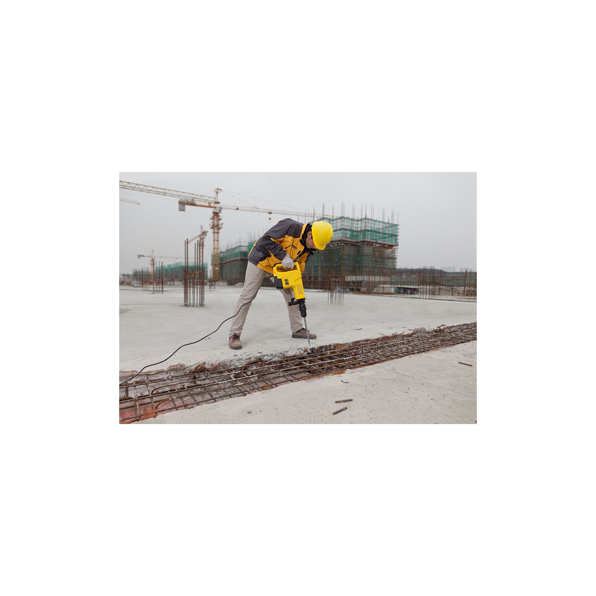 STHM10K, 10 kg SDS-MAX Demolition Hammer, Application