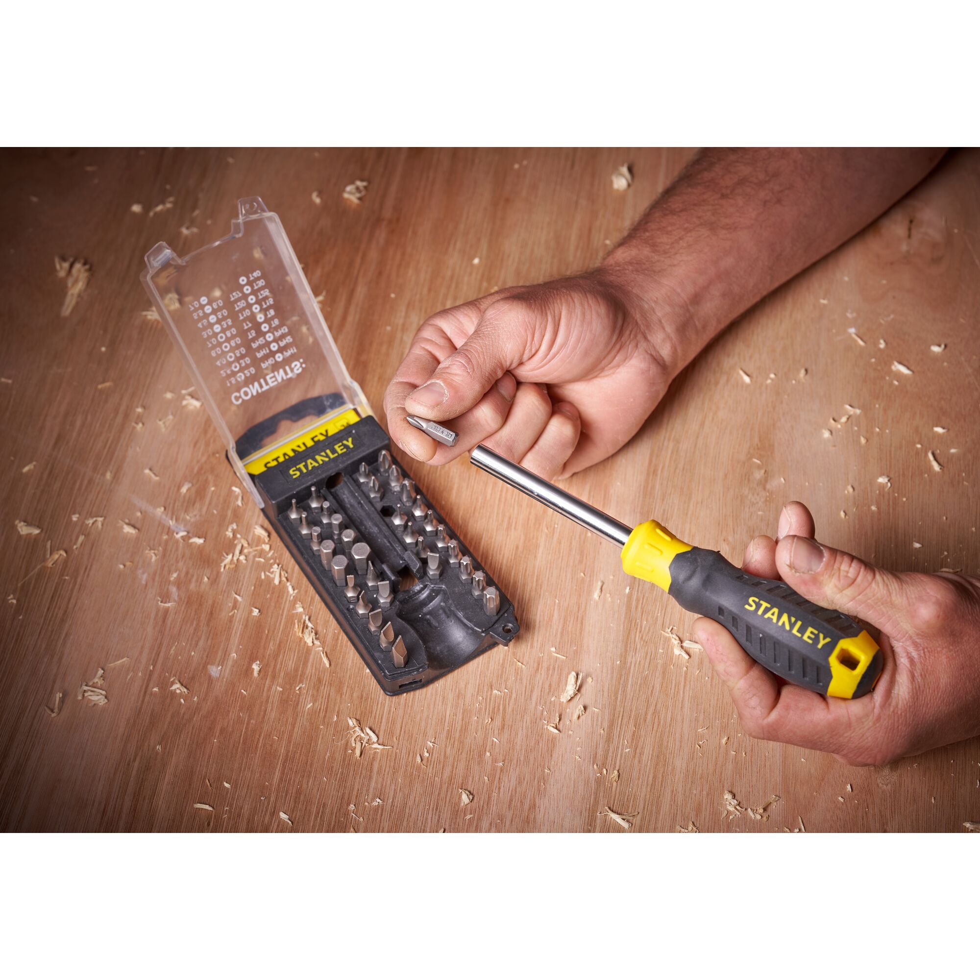STANLEY® 35 Piece MultiBit Screwdriver Set Feature Image