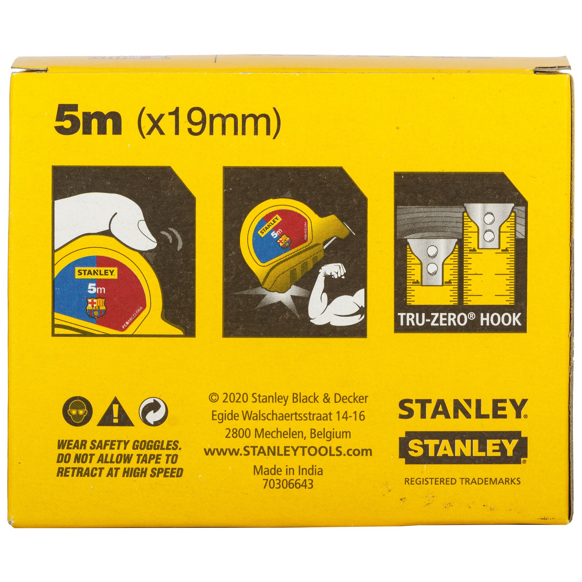 Aturan Meteran Pendek 5M/16' X 19mm