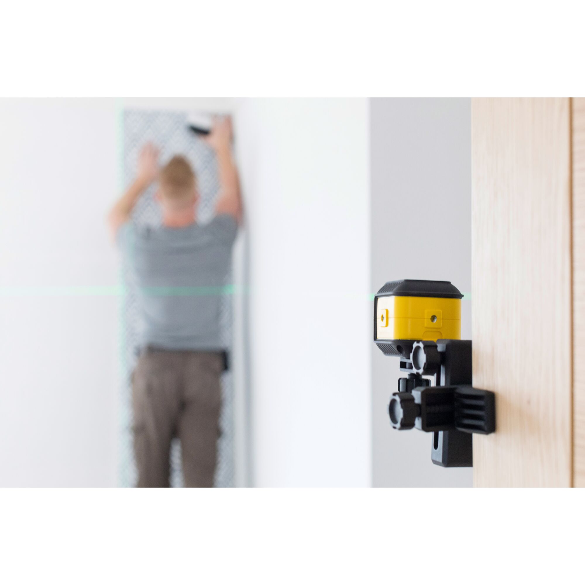 Laser Garis Silang Cubix warna Laser Hijau