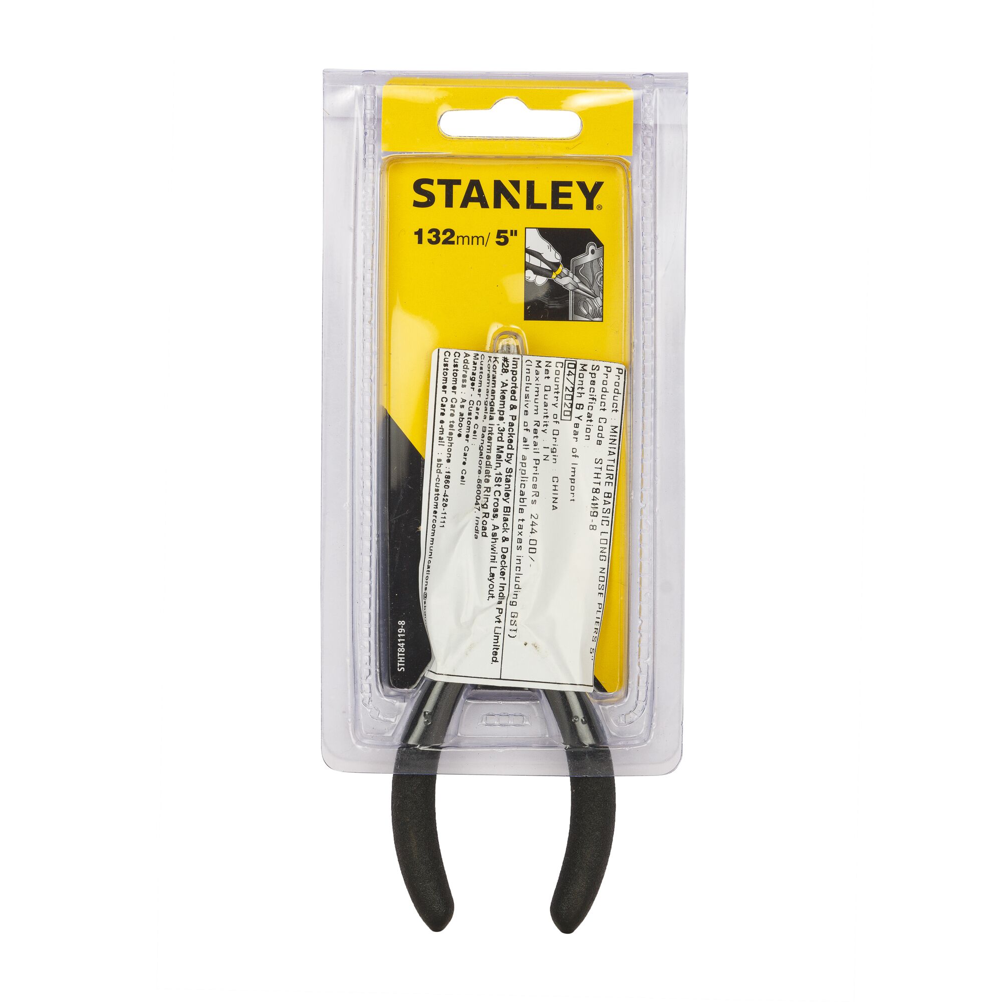 Miniatur Tang Hidung Panjang Dasar 5"