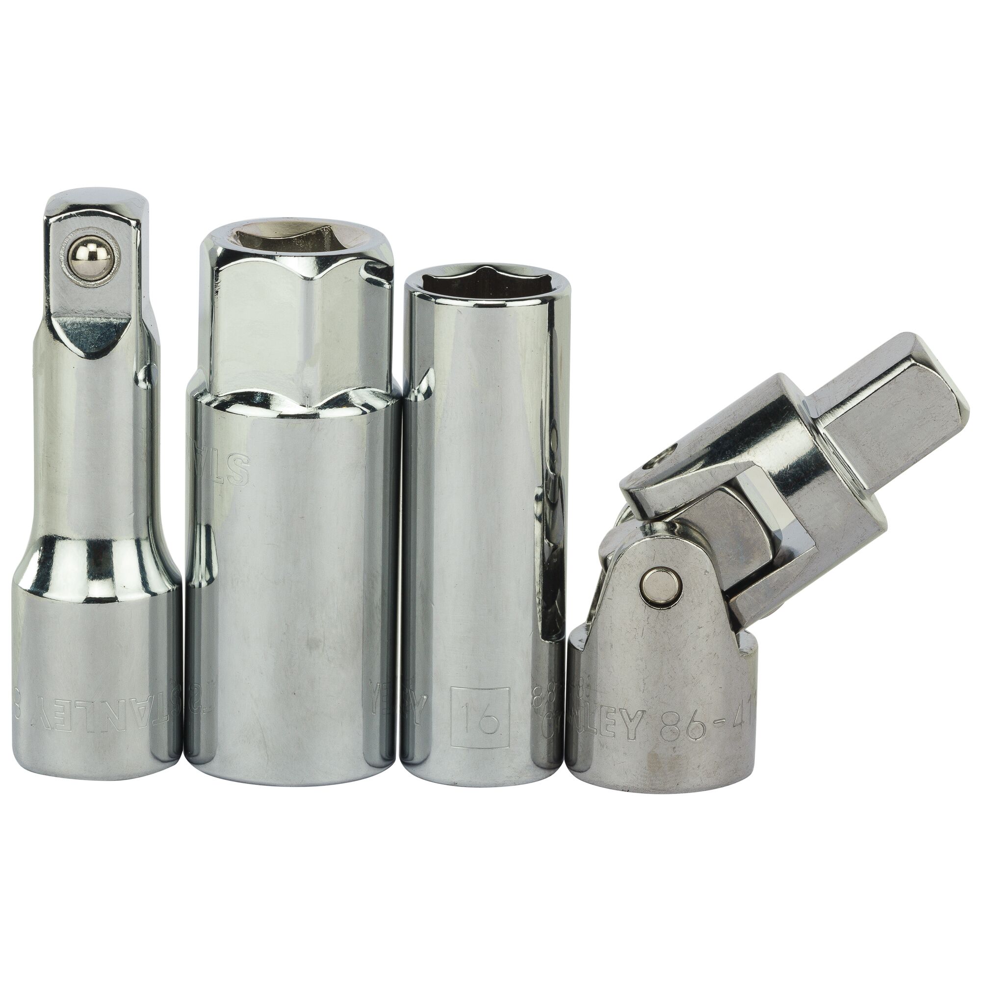 72 buah Set Soket 1/4"+1/2".