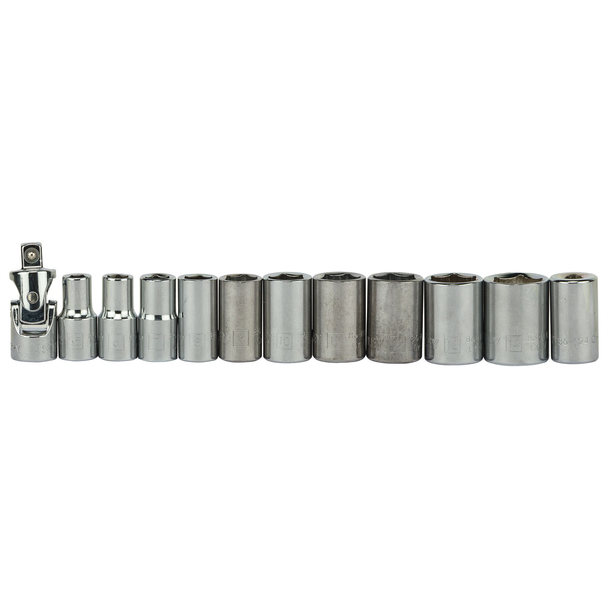 72 buah Set Soket 1/4"+1/2".