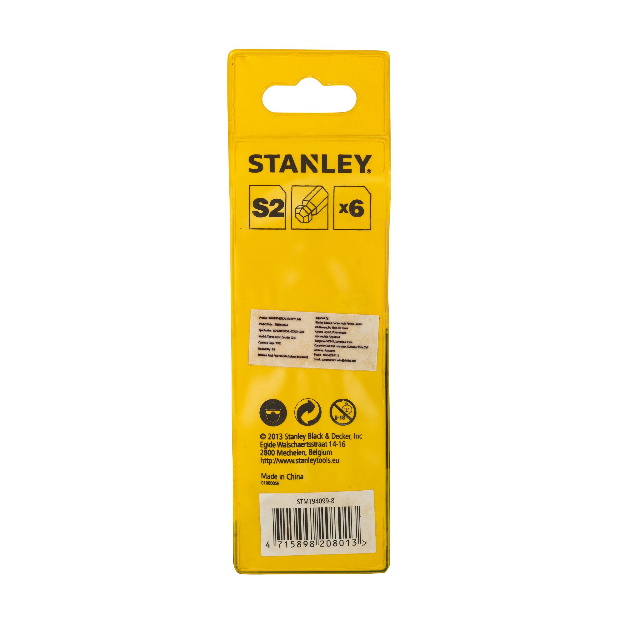 Kunci Hex Ujung Bola Panjang 1.5mm